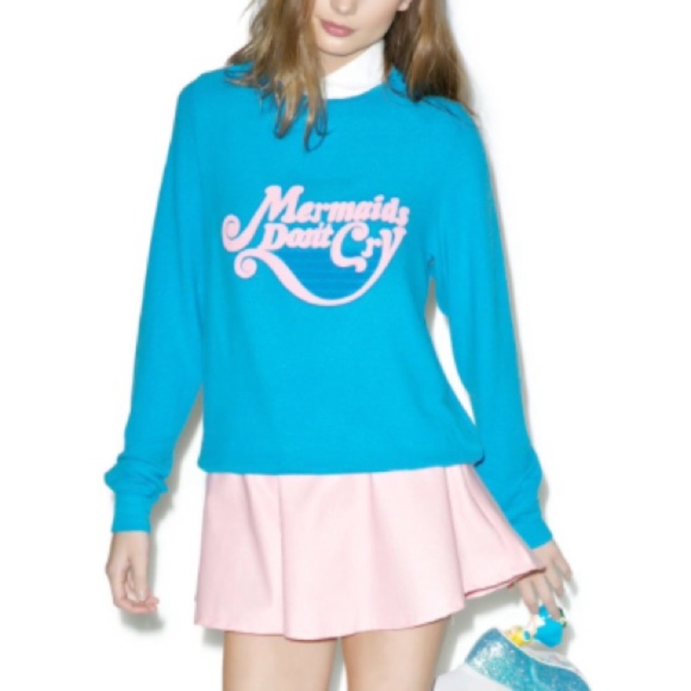 Nwt Wildfox Mermaids Don't Cry Bbj